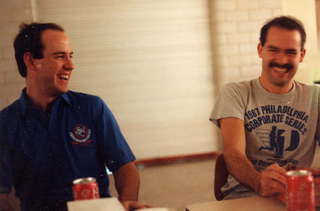 CHS XC alumni race circa 1987 -- Charles McNulty, Chris Fasy