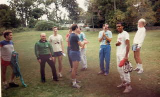 CHS XC 1988 -- alumni standing around