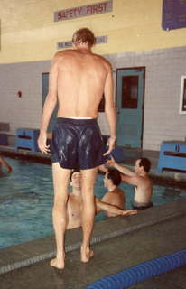 CHS XC 1988 -- Joe Trautwein poolside