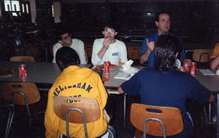 CHS XC 1988 -- Dave Parker about to get wet