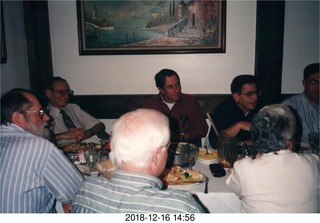 AMPS Dick Frenkiel dinner - Dick Frenkiel + M + Bob Schoenweisner