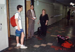 CHS, Mike, Joe Bintner, and Edna Katz