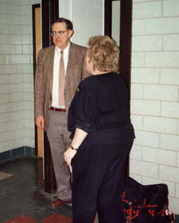 CHS math day 1994 -- Joe Bintner, Edna Katz
