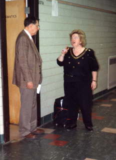 CHS math day 1994 -- Joe Bintner, Edna Katz