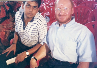 Satish & Geeta wedding in Madras, India - cousin and Adam