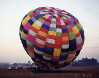 South Africa balloon ride, getting started