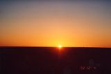 Woomera, crescent sunset