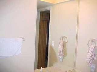 Downstairs powder room.