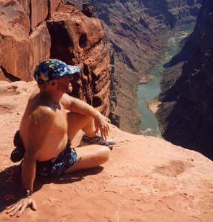 Tuweep, Grand Canyon, Toroweap overlook and Adam 1 (zoom)