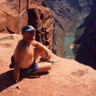 Tuweep, Grand Canyon, Toroweap overlook and Adam 2 (zoom)