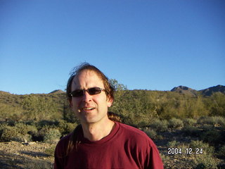 Steve Kelker in the wind