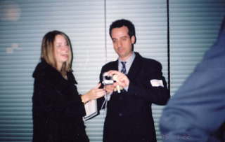 Khimetrics celebration -- Carin and Anthony