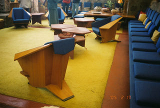 Taliesin West (Frank Lloyd Wright) -- nifty chairs