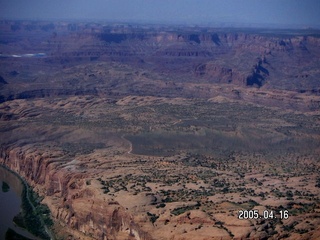 Colorado River near Moab -- aerial