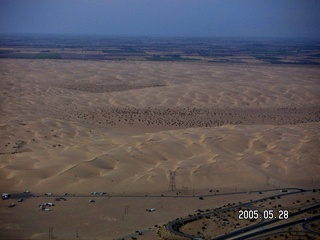 aerial -- sand dunes near Yuma