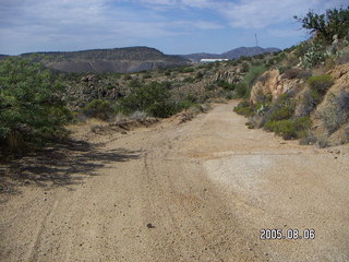 Bagdad, Arizona, run -- up hill back to airport