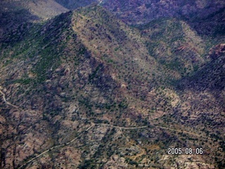 Bagdad, Arizona, run -- aerial