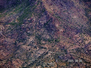 Bagdad, Arizona, run -- aerial