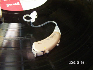 record with hearing aid