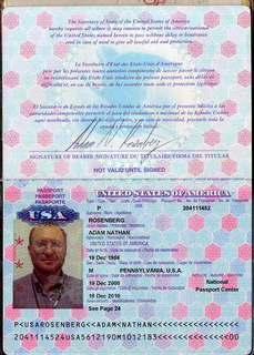 4 5ks. Passport photo page