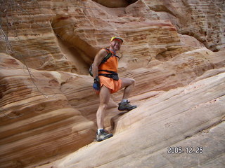 Zion National Park -- Hidden Canyon trail -- Adam