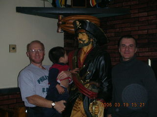 Adam, Gaby, the pirate, Ivan