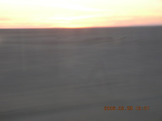 2006 eclipse trip -- Sahara Desert sunset