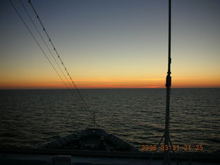 2006 eclipse trip -- sunset on the Mediterranian Sea