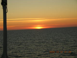 2006 eclipse trip -- sunset on the Mediterranian Sea