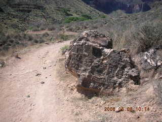 Plateau Point -- Mighty Colorado River -- top of Adam's cap
