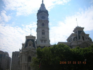 area outside Franklin Institute in Philadelphia