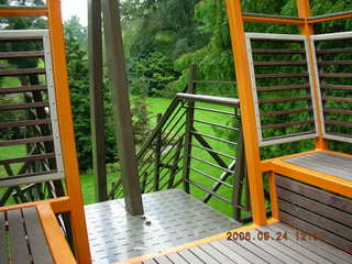 Morris Arboretum -- tree-viewing sculpture
