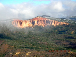 aerial -- Bryce Canyon with clouds
