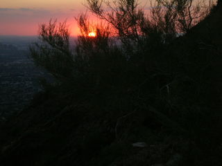 Camelback hike -- sunset