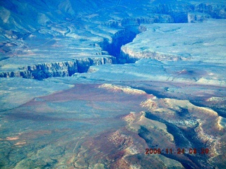 aerial -- Colorado canyon