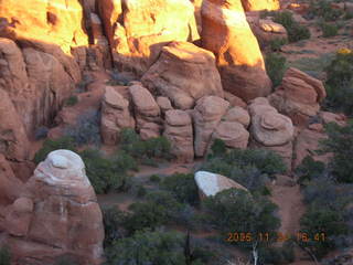 Arches National Park -- sunset at Fiery Furnace