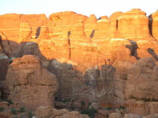 Arches National Park -- sunset at Fiery Furnace