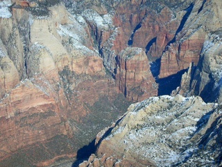 aerial -- Zion National Park -- Angel's Landing