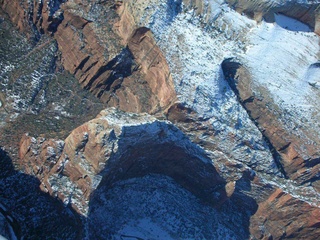aerial -- Zion National Park -- Angel's Landing