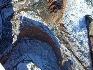 aerial -- Zion National Park -- Angel's Landing