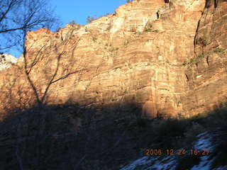 Zion National Park -- sunset