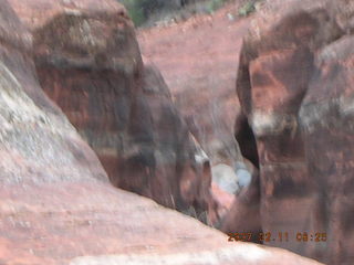 Sedona -- Secret Canyon hike -- slot canyon