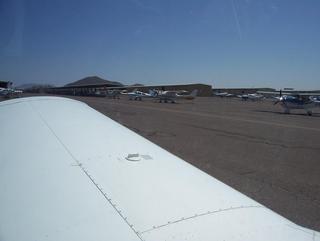 Deer Valley Airport seen from inside n4372j