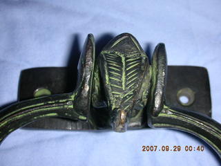 old India door knocker