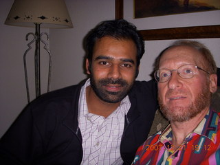 Dinner with the Gurgaon Indians - Bhupesh, Adam