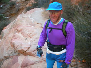759 6cw. Zion National Park- Observation Point hike (old Nikon Coolpix S3)- Adam