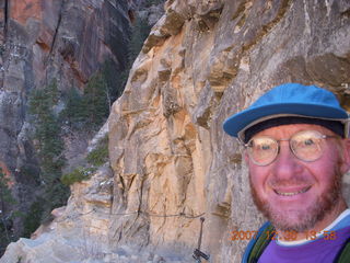 771 6cw. Zion National Park- Hidden Canyon hike - Adam