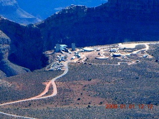 900 6d1. aerial - Grand Canyon West - Skywalk