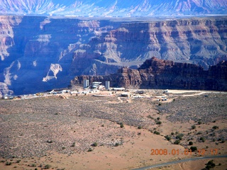 907 6d1. aerial - Grand Canyon West - Skywalk