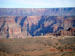 916 6d1. aerial - Grand Canyon West - Skywalk